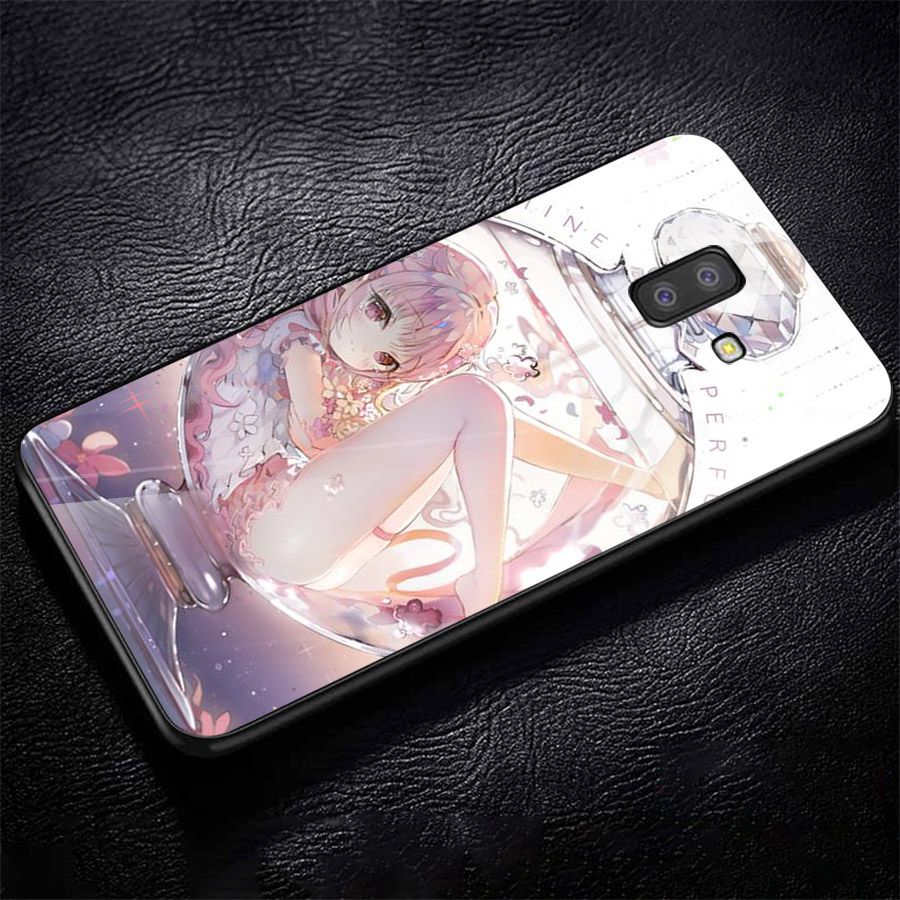 Ốp kính cường lực cho điện thoại Samsung Galaxy J6 - Cô Bé Trong Chiếc Lọ Thủy MS CBTCL036