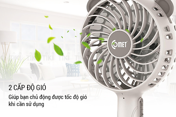 Quạt Sạc Comet CRF0804 (3W)