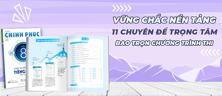 Combo 2 Cuốn: Chinh Phục Toàn Diện MônTiếng Anh Kỳ Thi Vào 10