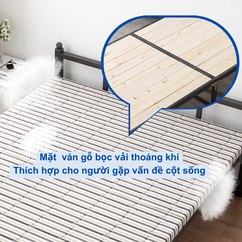 Giường gấp gọn thông minh NIKITA, Gọn nhẹ chắc chắn, giá rẻ cho người dùng - Mẫu mới 2024