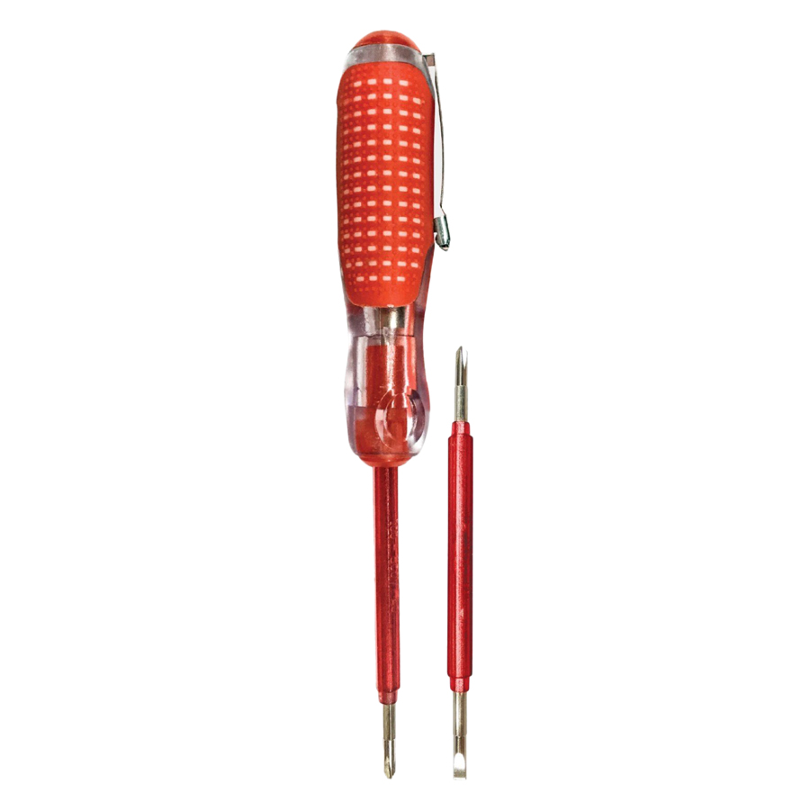 Bút Thử Điện Điện Quang ĐQ ETP03 R  (2 Đầu Vít, 160 mm, Màu Đỏ)