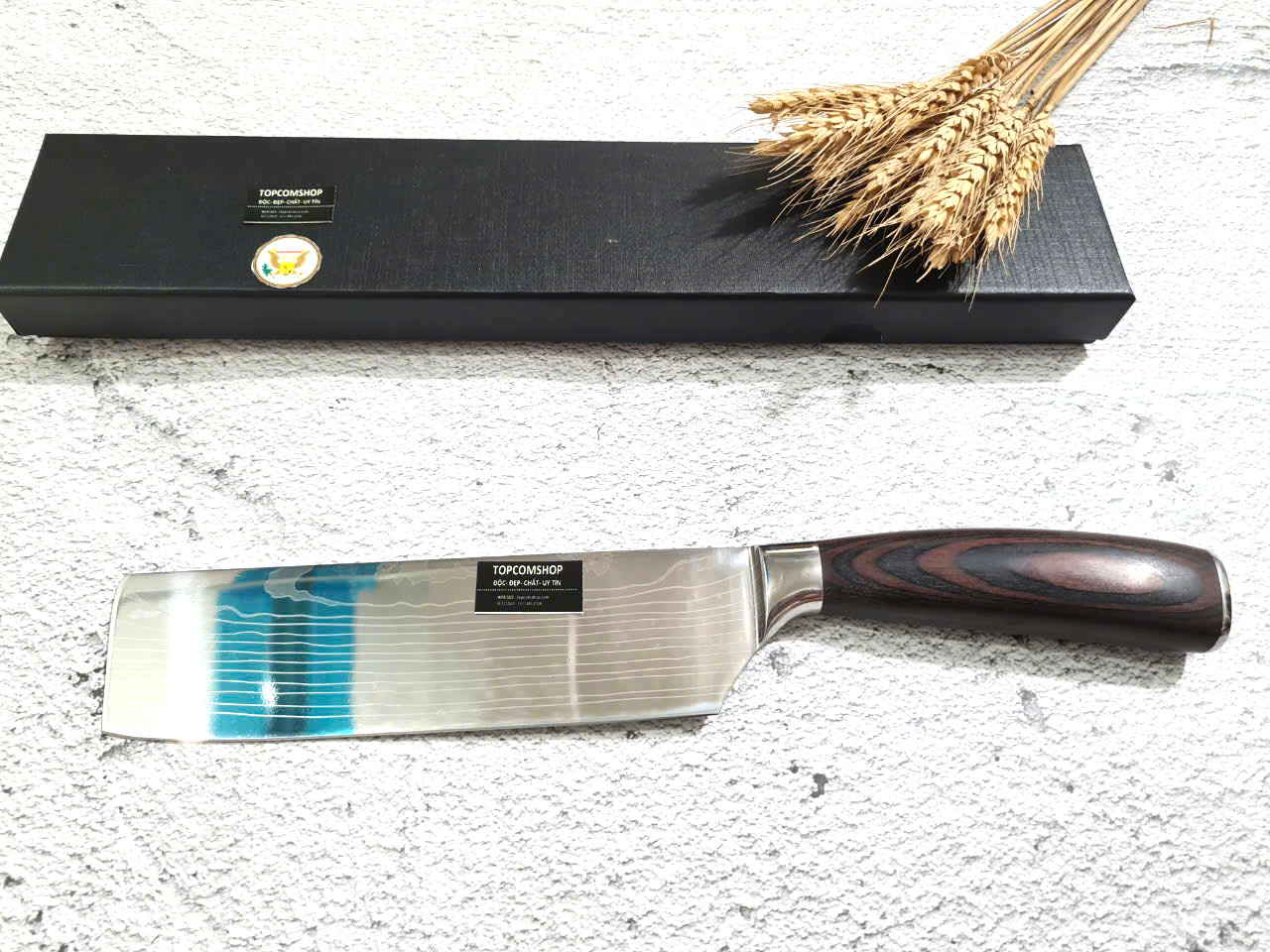 DAO BẾP USUBA -DAO BẾP NHẬT THÉP DAMASCUS MÃ DT125