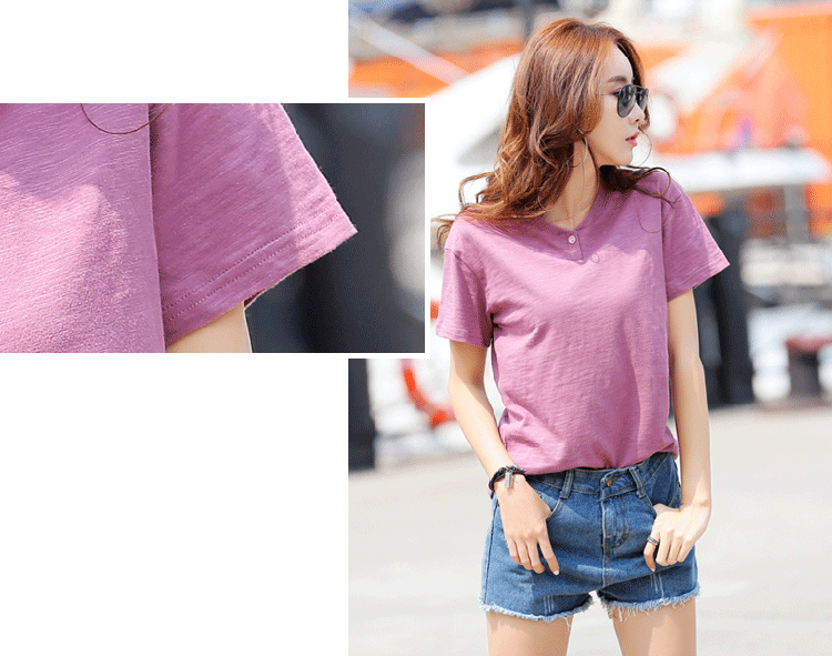 Áo Kiểu Nữ Một Nút T&D - Tím
