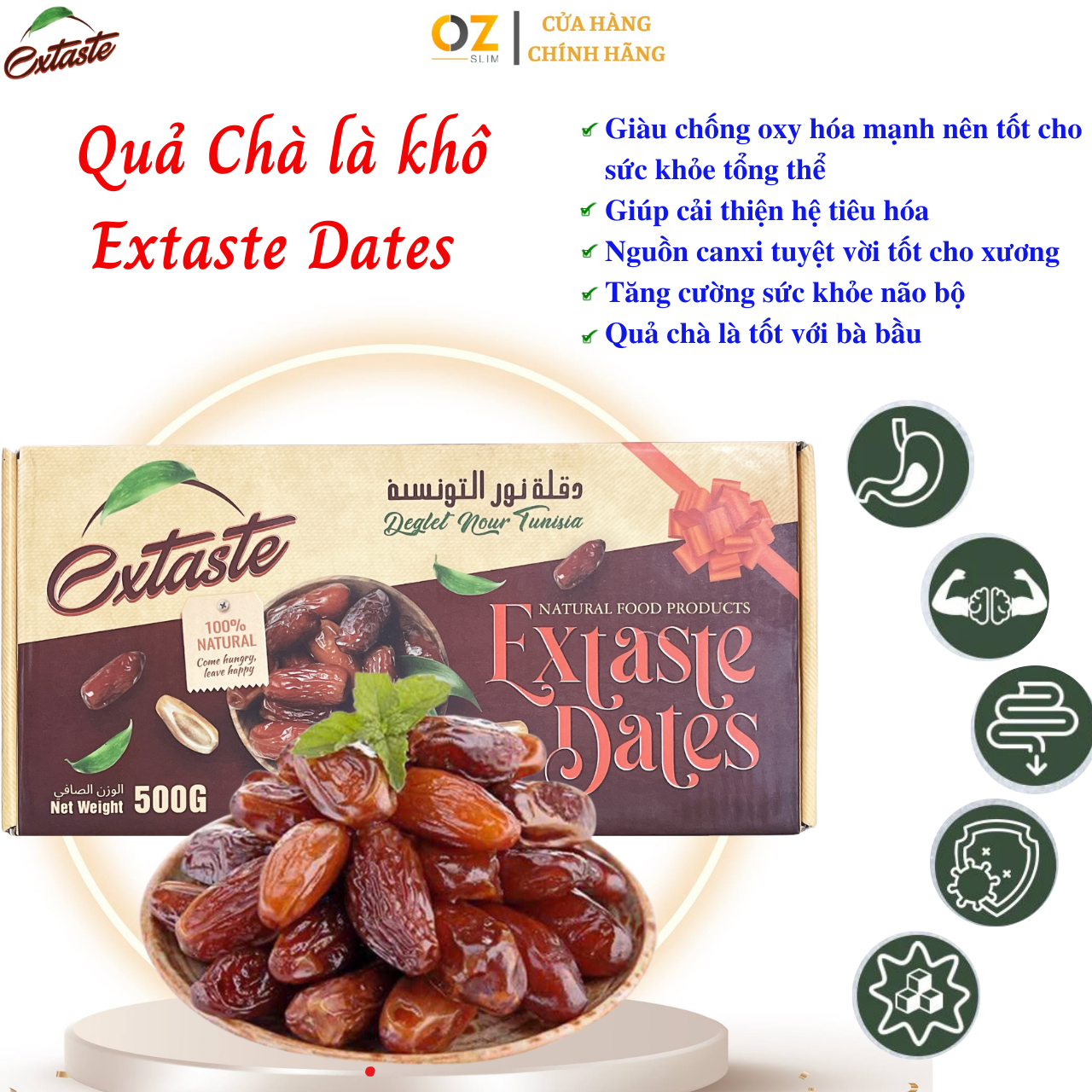 Quả Chà Là Khô Extaste Dates