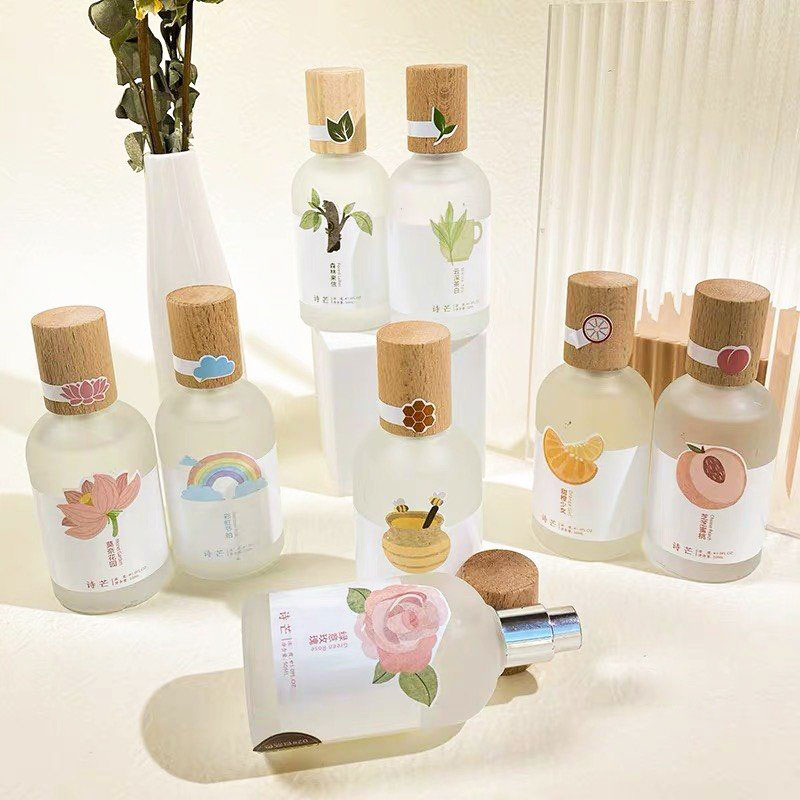 Nước hoa Body Mist Shimang, xịt thơm toàn thân nắp gỗ nhiều mùi nội địa trung cho nam nữ NH11