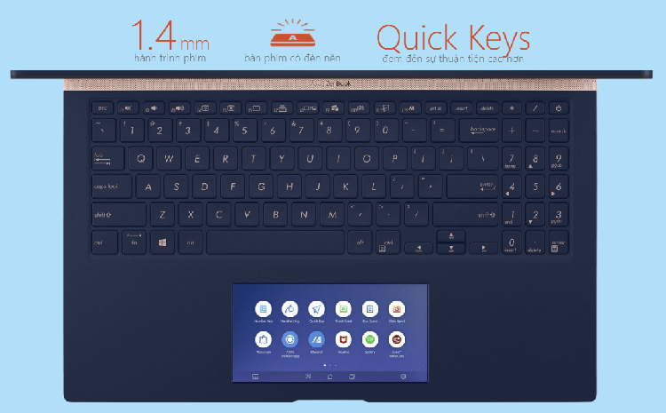 Laptop ASUS ZenBook UX534FTC-AA189T (Core i7-10510U/ 16GB LPDDR3 2133MHz/ 1TB SSD M.2 PCIE G3X4/ GTX 1650 4GB/ 15.6 FHD IPS/ Win10) - Hàng Chính Hãng