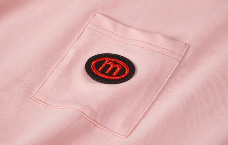 Áo Kiều Nữ Có Túi Chèn Logo T&D - Hồng Dâu