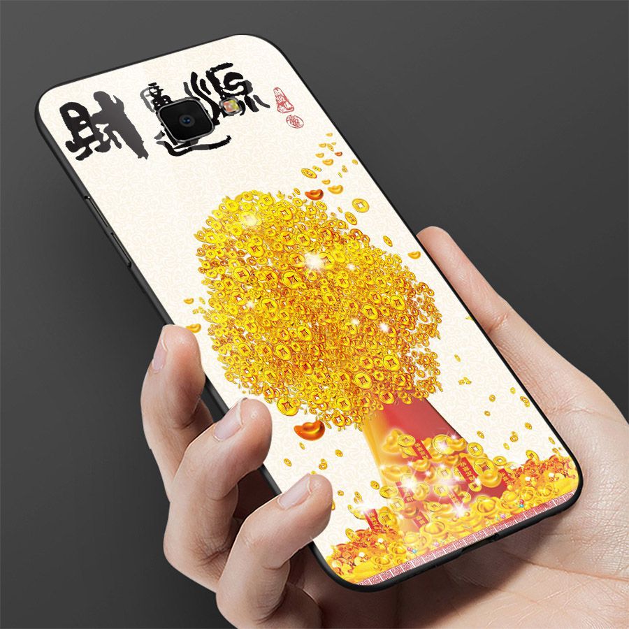Ốp kính cường lực cho điện thoại Samsung Galaxy A7 2018/A750 - thần tài kim MS TTKIM033