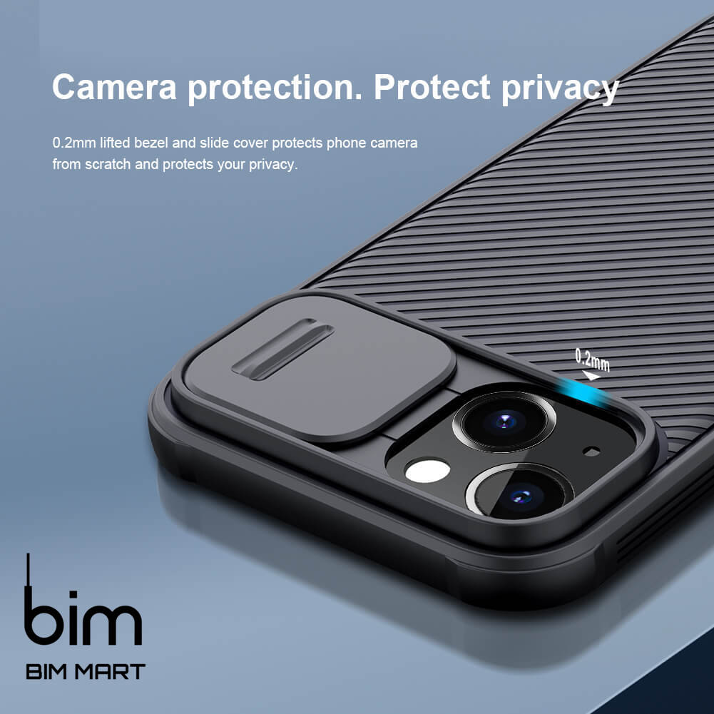 Ốp Nillkin Camshield bảo vệ Camera cho iPhone 13 - Hàng nhập khẩu