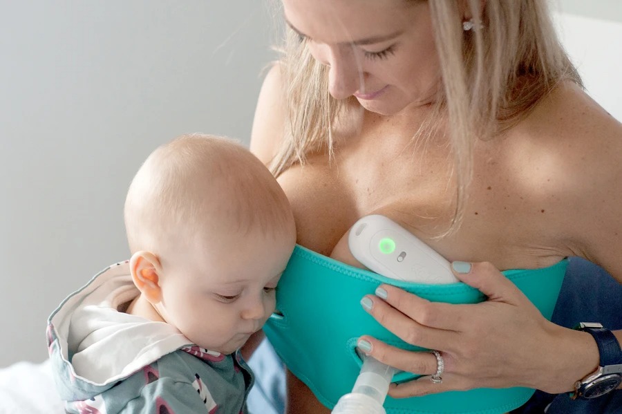 Đệm Mát Xa Chườm Ấm Thông Tắc Tia Sữa & Kích Sữa Lavie (02 cái), Nhiệt + Rung Hút Sữa Nhanh, Giảm Cương Sữa, Làm Mềm Ngực, Ngừa Viêm Ngực,  Pin Sạc Bền Bỉ, FDA Hoa Kỳ