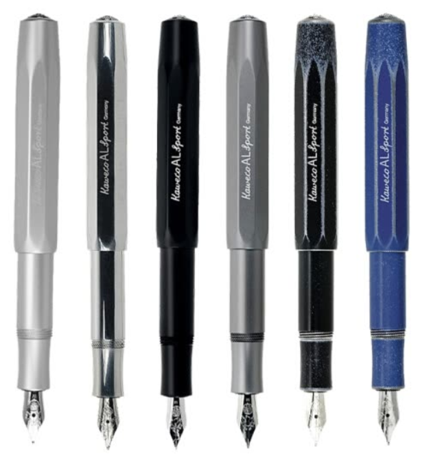Kaweco AL Sport Stonewashed Washed Blue Aluminum Business Classic Pen Sports Retro Fashion Washing Series Pen EF 0.5mm [Germany Import]