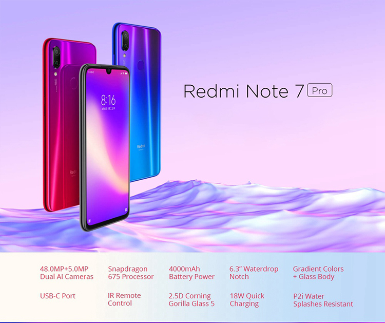 Xiaomi Redmi Note 7 Pro 128GB Ram 6GB - Hàng Nhập Khẩu Xiaomi Redmi Note 7 Pro 128GB Ram 6GB - Hàng Nhập Khẩu