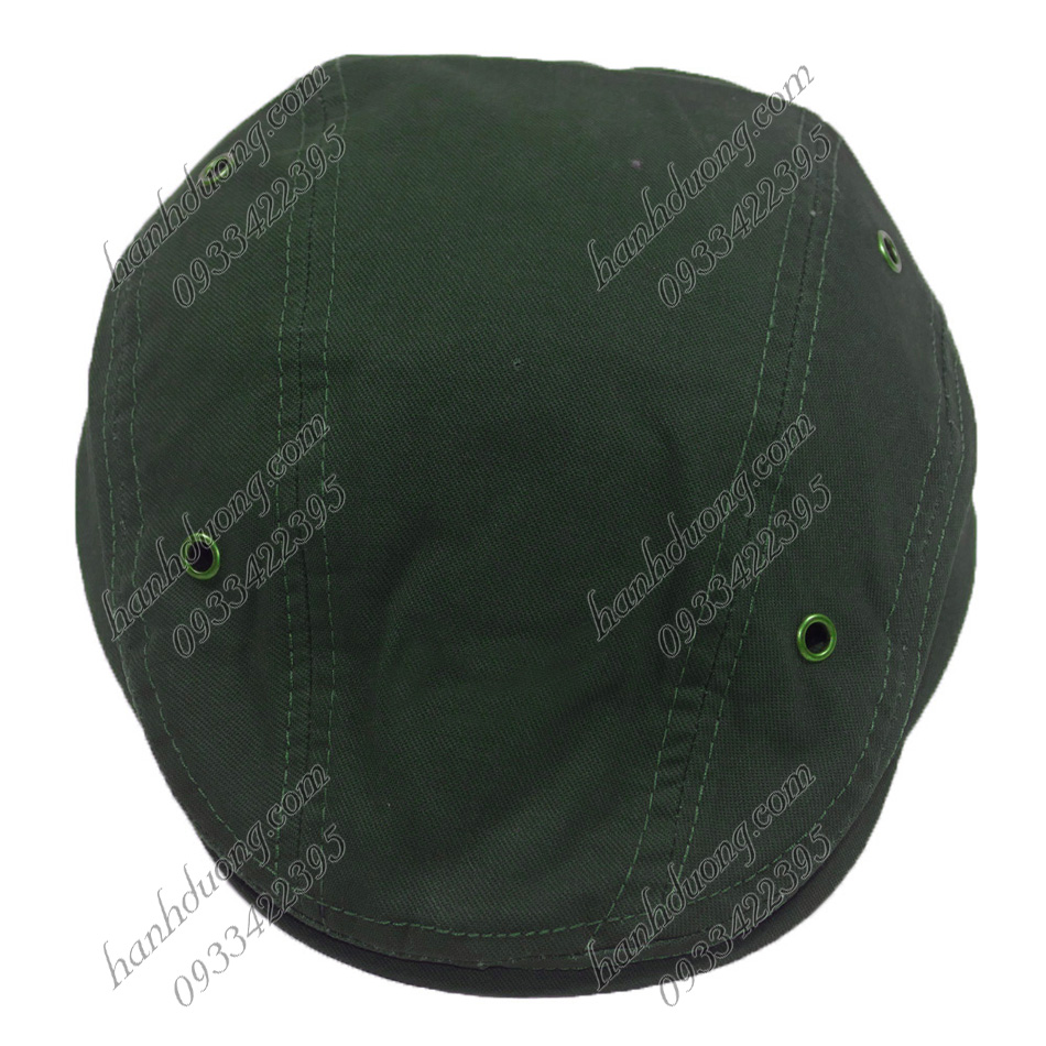 Nón beret nam mũ mỏ vịt người lớn, nón bê rê nam trơn không thêu logo, chất liệu vải kaki 2 lớp bền đẹp - Hạnh Dương