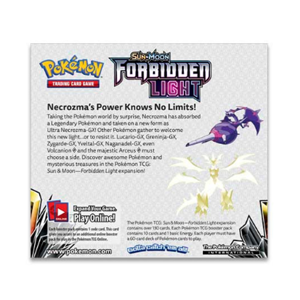 Bộ Thẻ Pokemon Sun And Moon Forbidden Light (36 Bao) Bộ Thẻ Pokemon Sun And Moon Forbidden Light (36 Bao)