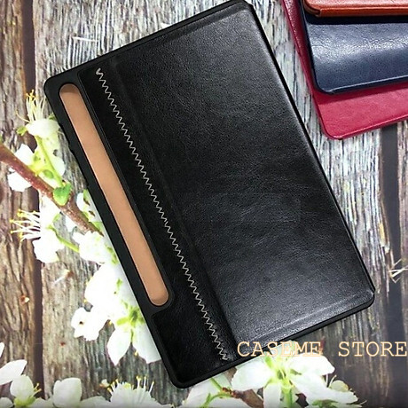 Bao da gập dành cho Samsung Galaxy Tab S7 FE (T730/T736) lưng cứng hàng chính hãng Kakusiga