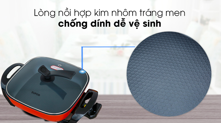 Nồi Lẩu Điện Supor H30FK802VN-136 (5.0 lít)