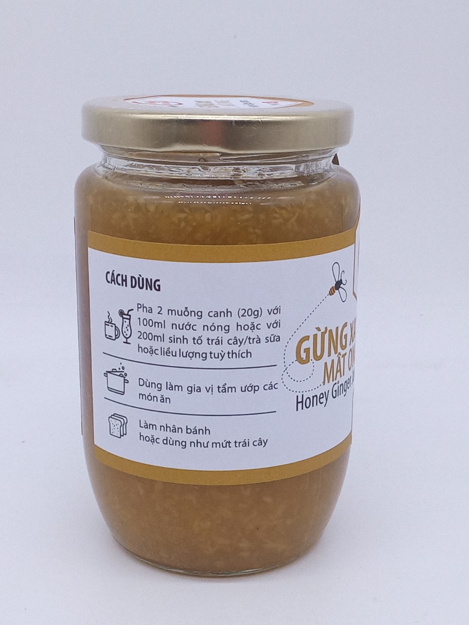 Gừng xay mật ong Phúc An nguyên chất