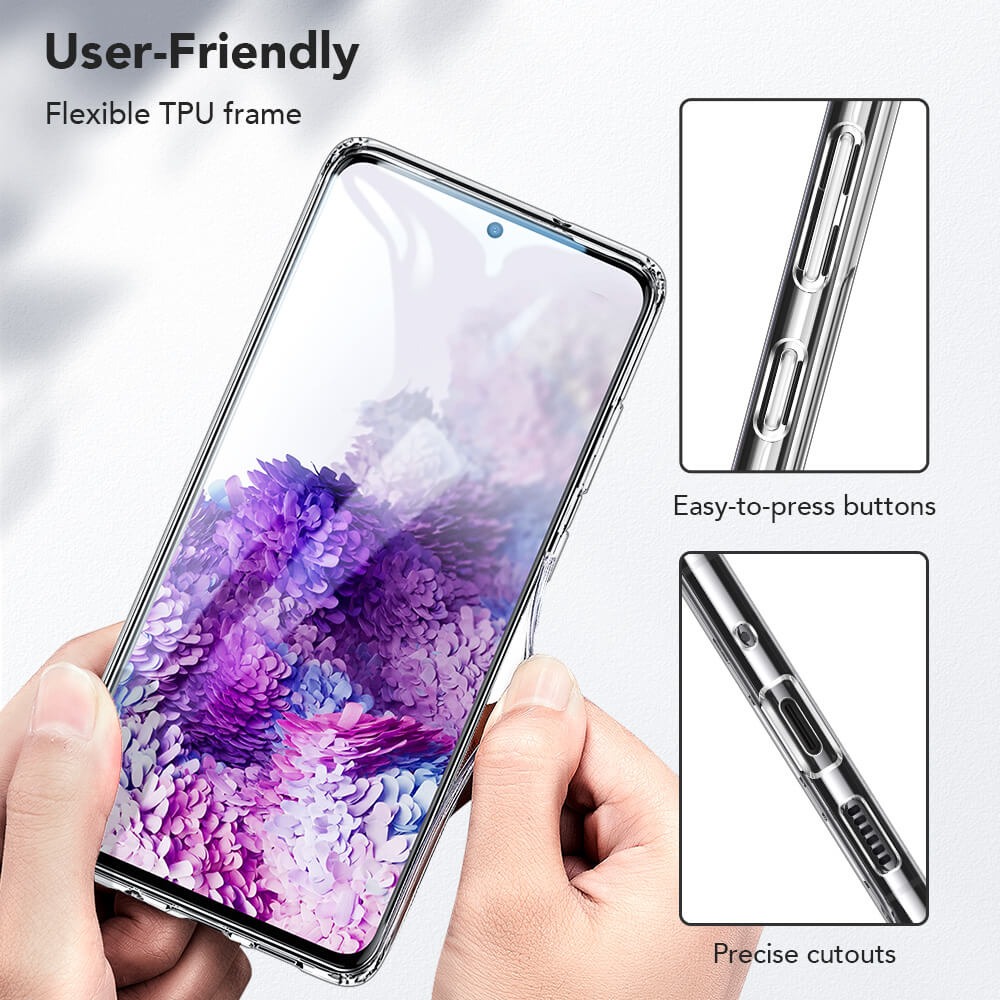 Ốp lưng Samsung Galaxy S20 Ultra ESR Mimic Tempered Glass - hàng chính hãng
