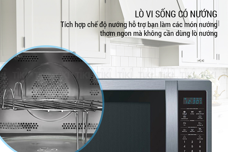 Lò Vi Sóng Điện Tử Có Nướng Sharp R-G52XVN-ST (25 Lít) - Hàng Chính Hãng