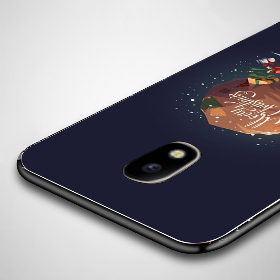 Ốp lưng cứng viền dẻo dành cho điện thoại Samsung Galaxy A7 2015 - Giáng sinh an lành ấm áp MS GSANAA017