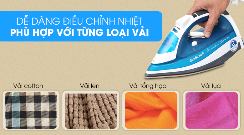Bàn Là Hơi Nước Bluestone SIB-3831 (2400W) - Hàng chính hãng