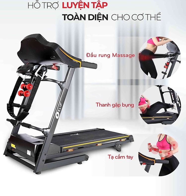 MÁY CHẠY BỘ ĐA NĂNG ELIP iE04