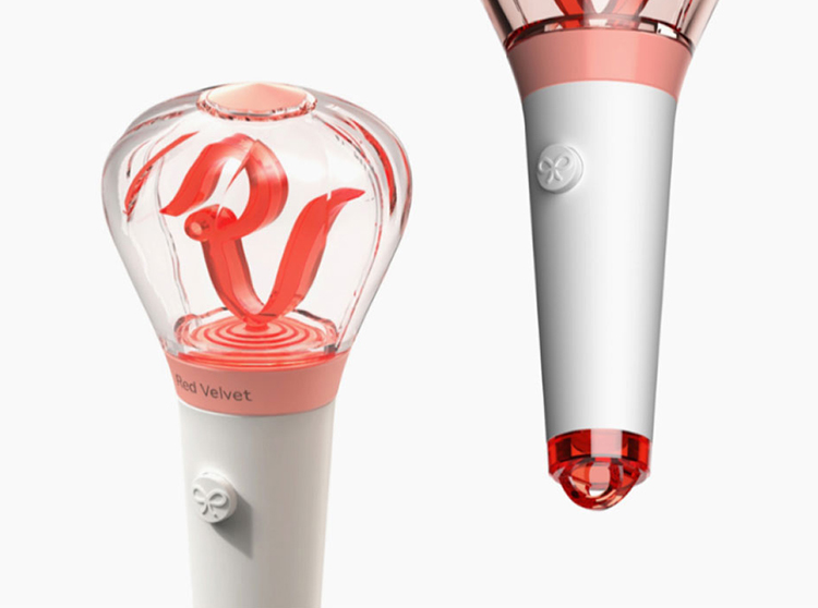 Red Velvet SM Official Authentic Goods Mini FanLight Keyring 37.7 x 37.7 x 92.8mm