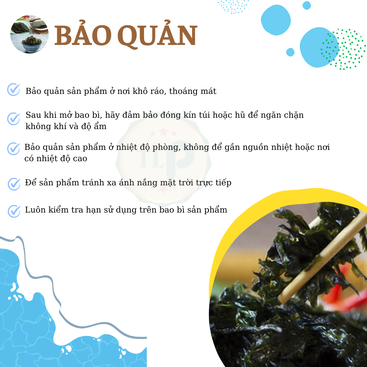 RONG BIỂN NẤU CANH TÂN LỘC PHÁT 150G - GỒM 3 BỊCH 50G