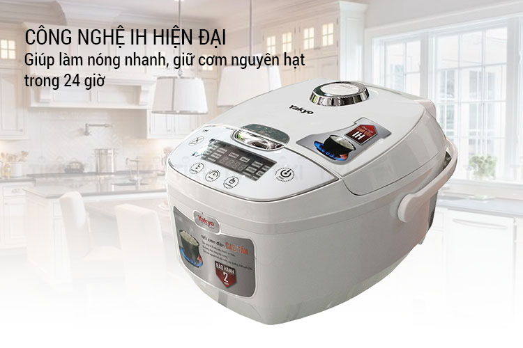 Nồi Cơm Điện Cao Tần IH Yakyo TP-412 (4.0 Lít) - Hàng Chính Hãng