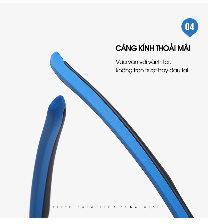 Kính Mát Thể Thao Nam Nữ Phân Cực AORON Chống Tia UV Thiết Kế Thời Trang Mới Chuyên Dụng Tiện Lợi- AK056