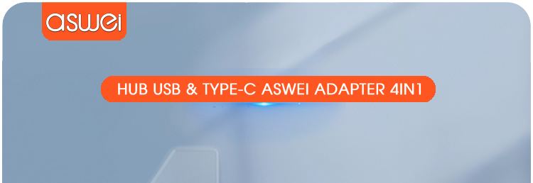 hub type c, hub type c aswei, hub usb 3.0 aswei