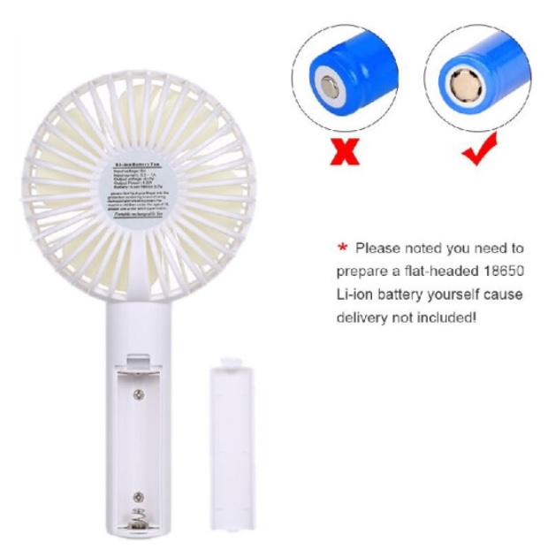 Quạt USB Mini Cầm Tay HOMEGEEK 3 Tốc Độ Tùy Chỉnh