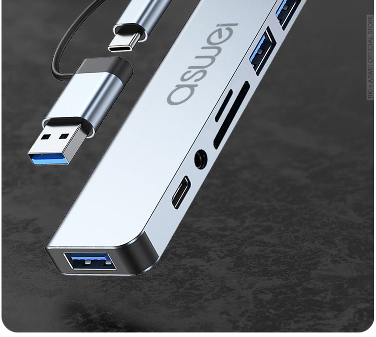 cổng usb mở rộng, hub usb aswei