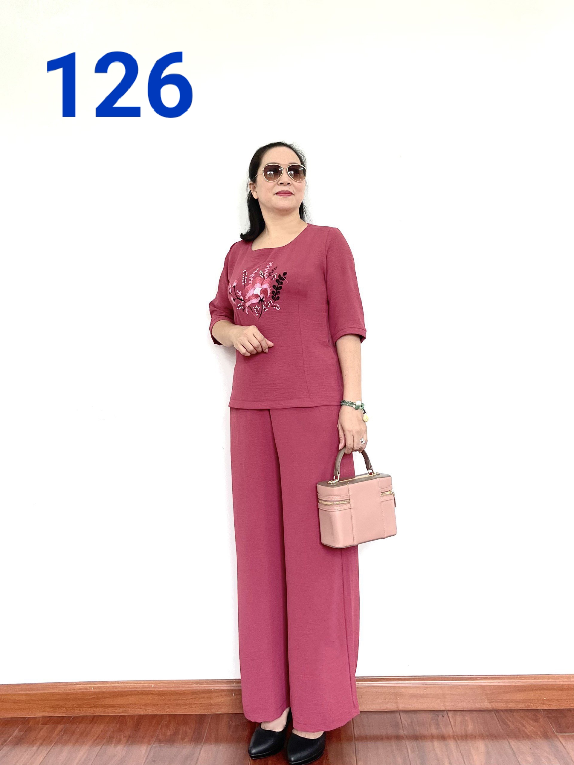 Quần Áo Trung Niên - Bộ Đũi Tay Lỡ Cao Cấp Ống Rộng - Đủ size cho mọi người từ 45kg - 68kg - Tuấn Tú Store