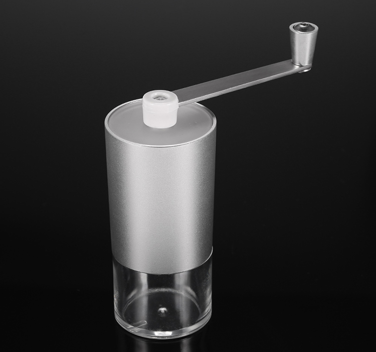 Portable Manual Coffee Bean Grinder Mill with Brush and Spoon Kitchen Grinding Tool