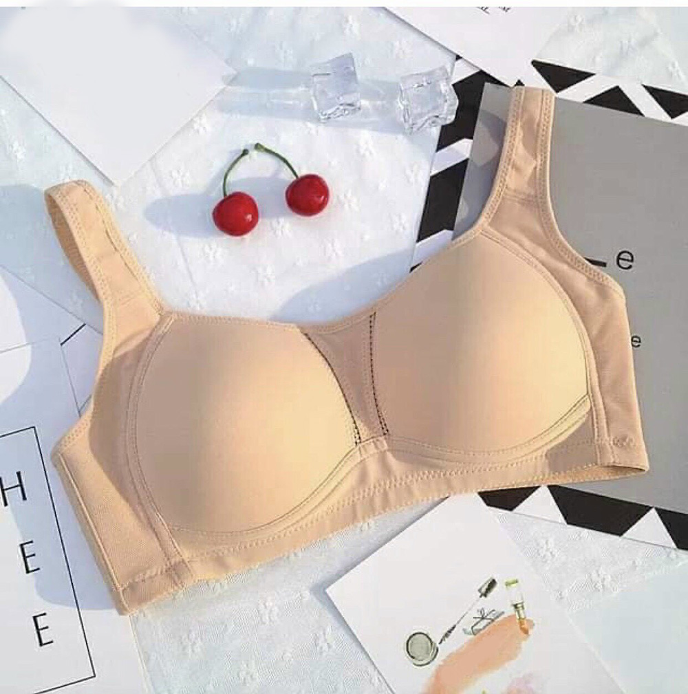 Áo Lót Đệm Mỏng Không Gọng Chống Tràn Ngực Nâng Đỡ Bầu Ngực Bản Dây To Che Phủ Tốt Dành Cho Ngực To Và Siêu To