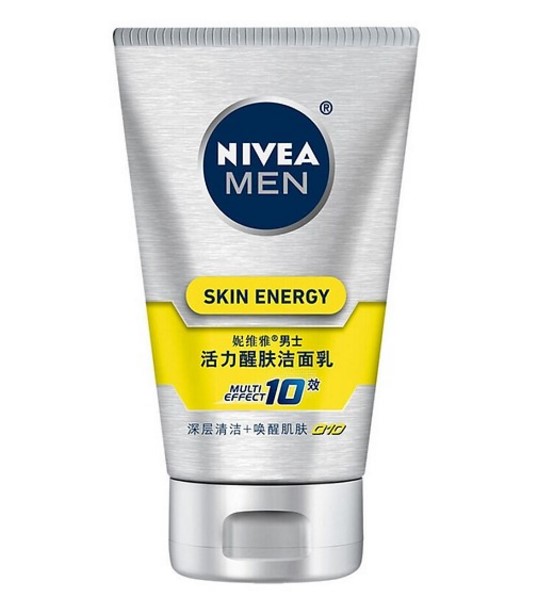 NIVEA Men's Revitalizing Cleanser 100g (Facial Cleanser Men's Deep Cleansing Tired Skin Care)