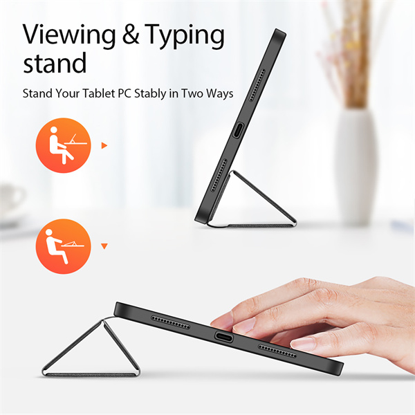 Bao Da Dành Cho iPad Gen 10 10.9 inch/ Gen 11'' A16 2025 Dux Ducis Domo Series Có Khe Cắm Bút, Tự Động Tắt Mở - Hàng Chính Hãng