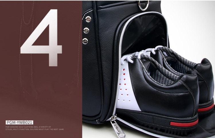 Túi Goft xách tay đựng quần áo da cao cấp PGM YWB021 - Màu đen