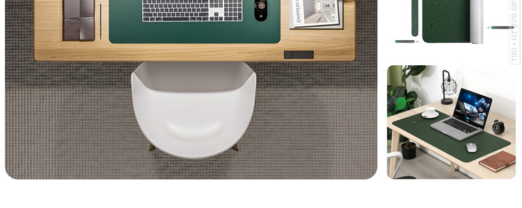 Pad chuột HT SYS thiết kế tối giản - Kích thước 80x40 và 90x45, dễ lau chùi, giá hấp dẫn