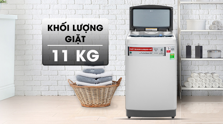 Máy Giặt Cửa Trên Inverter LG TH2111SSAL (11kg)