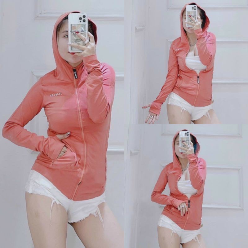 ÁO KHOÁC NỮ ĐA ĐĂNG : TẬP GYM,YOGA,CHẠY BỘ, ĐI NẮNG CHỐNG TIA UV CỰC TỐT