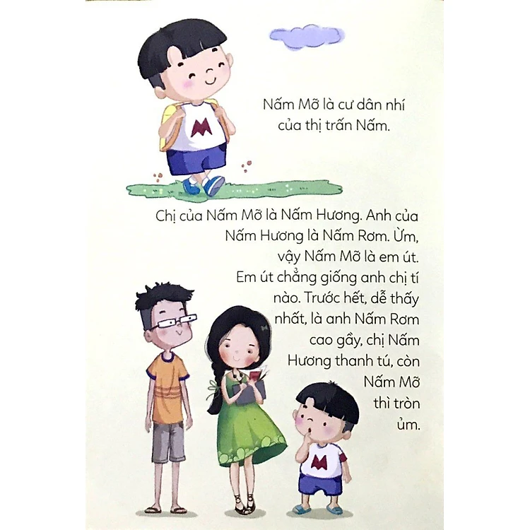 Sách Nấm Mỡ Ở Thị Trấn Nấm - Nấm Mỡ Đi Chơi