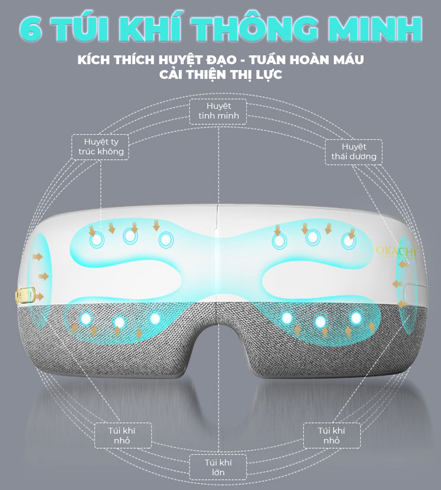 Máy Massage mắt OKACHI JP-E8