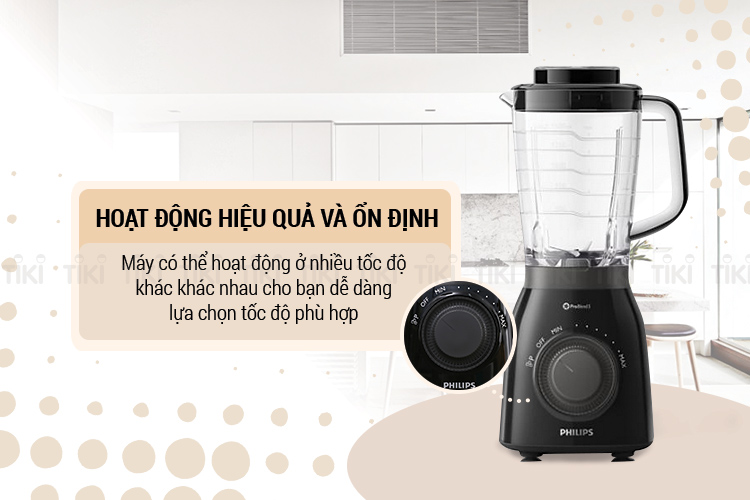 Máy Xay Sinh Tố Xay Đá Philips HR2157/92 600W (2L)