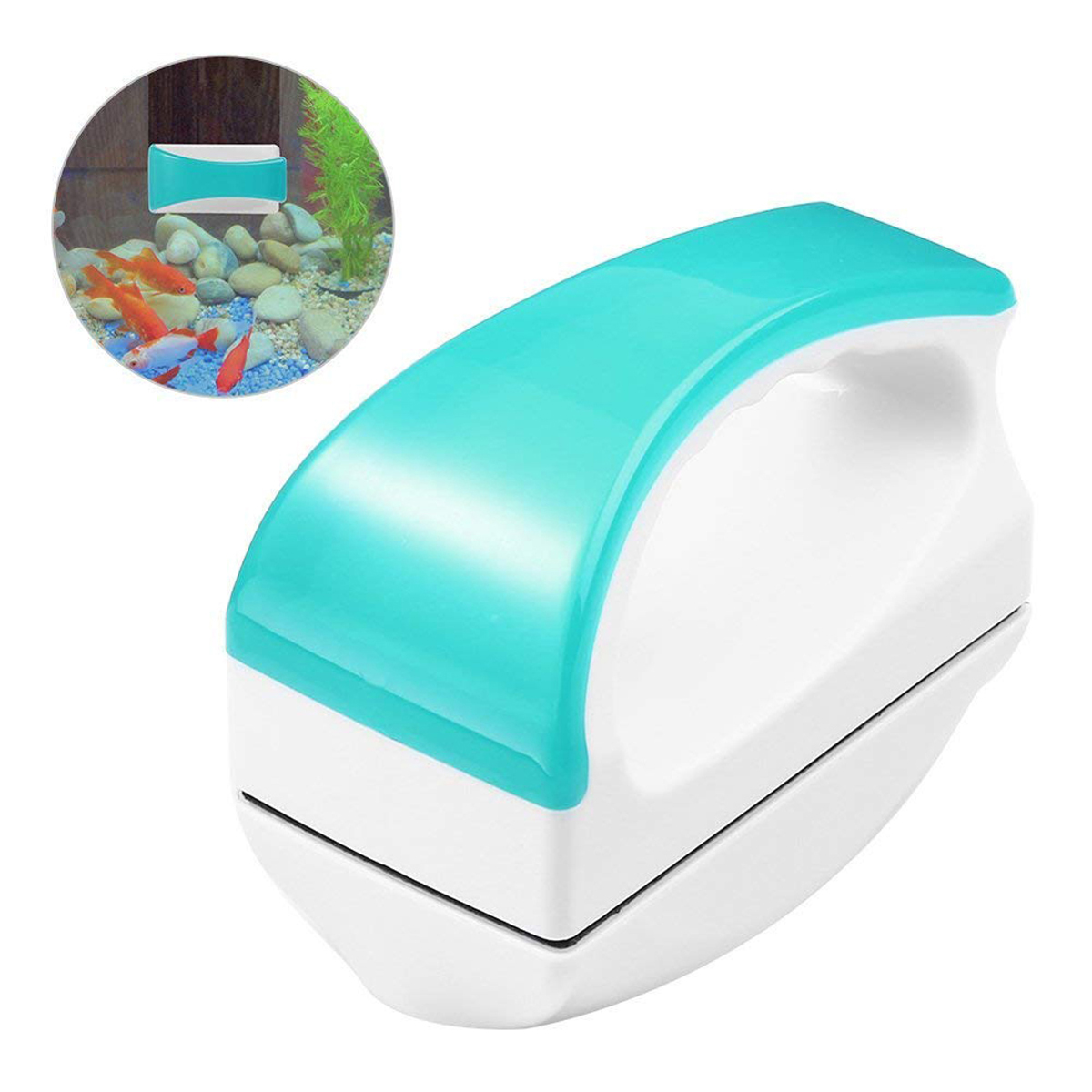 Lau kính nam châm Vipsun Chùi hít kiếng nam châm - Dụng cụ vệ sinh hồ cá bể cá 