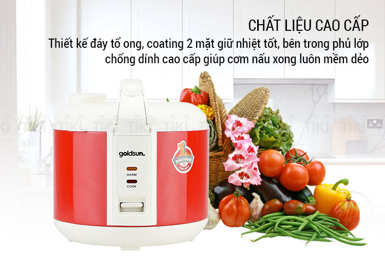 Nồi cơm điện Goldsun CB3202 (1,2 lít) - Hàng chính hãng