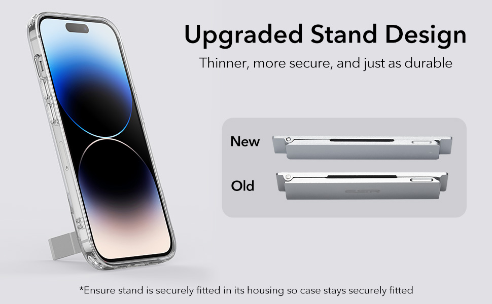 Ốp Lưng cho iPhone 14 Pro / iPhone 14 Pro Max ESR Metal Kickstand Phone Case - Hàng Chính Hãng
