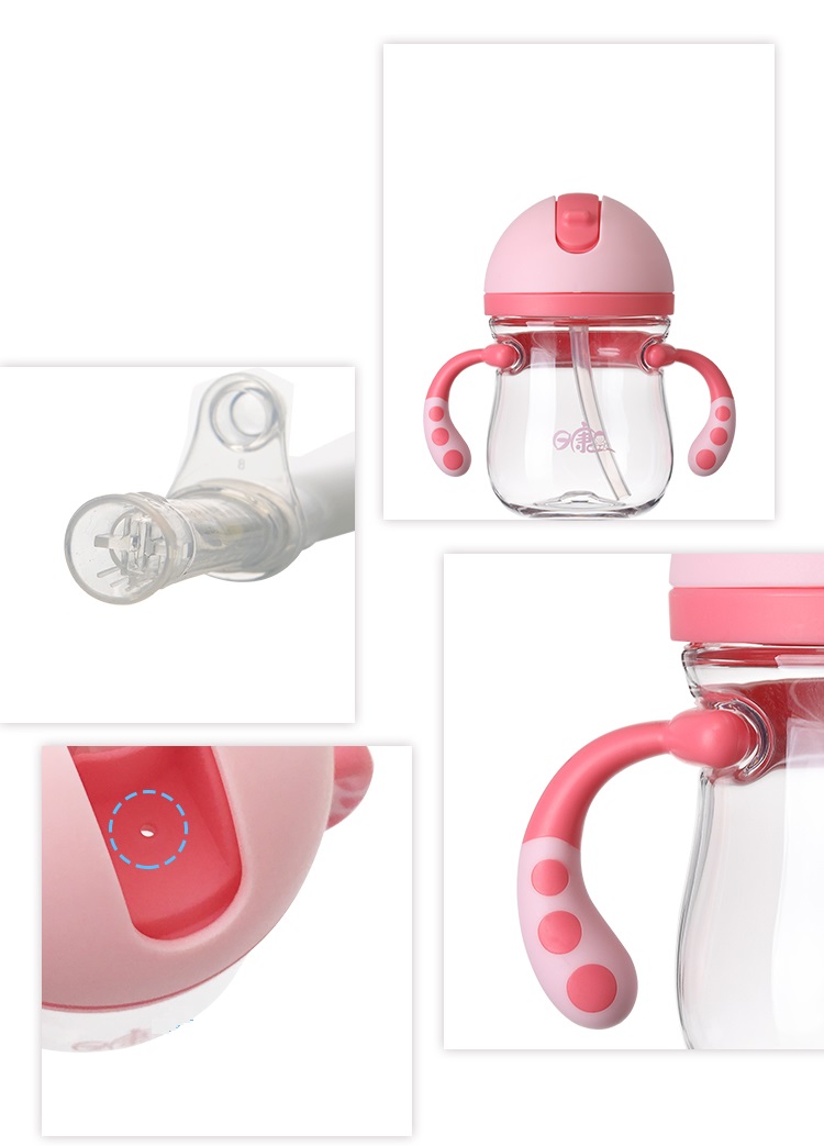 Bình uống nước dành cho em bé Sun Kang 300ml RK-B1013