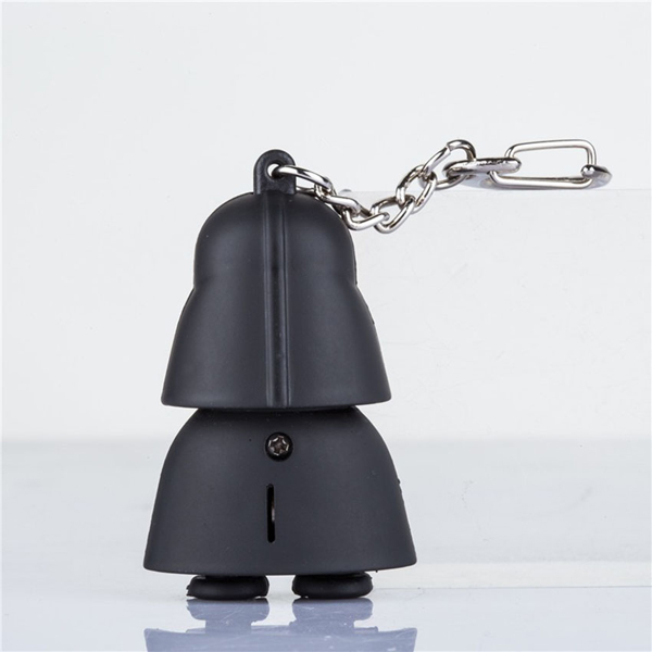 Móc Khóa Star War Darth Vader Có Đèn Led (Màu Đen)
